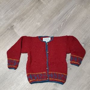 Crana of knitwear buttons up wool cardigan